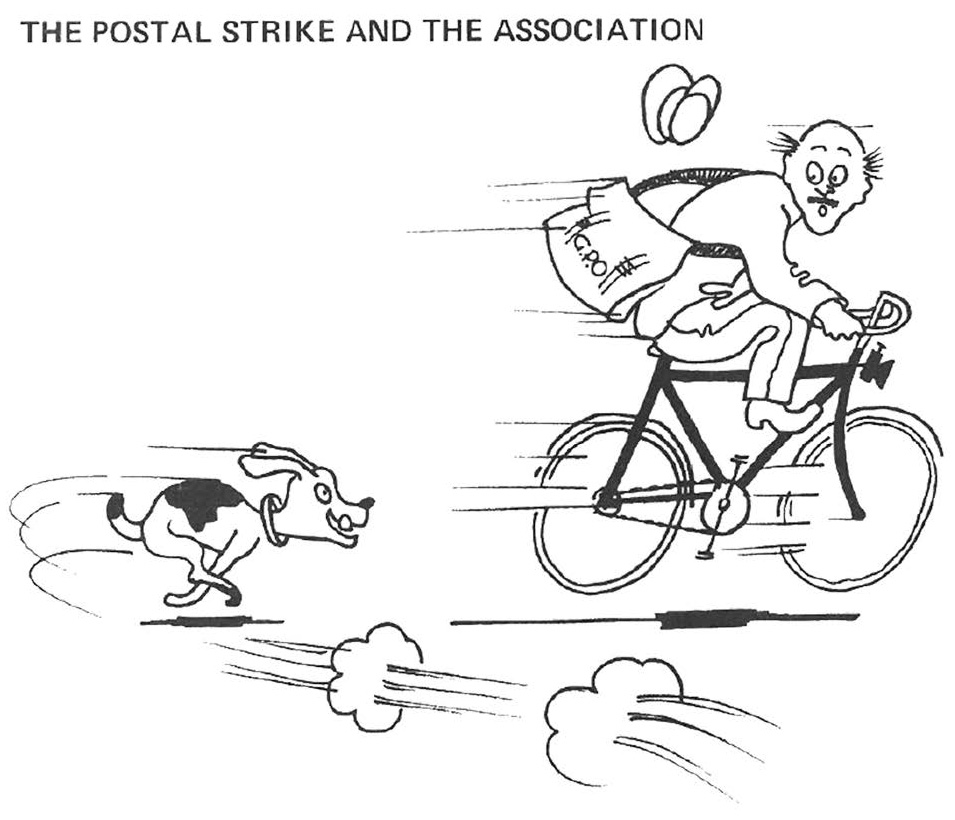 The April 1971 postal strike cartoon