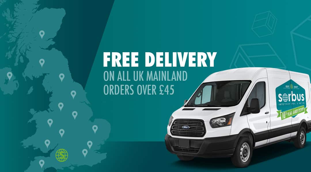 Free UK Mainland shipping on ALL orders over £45