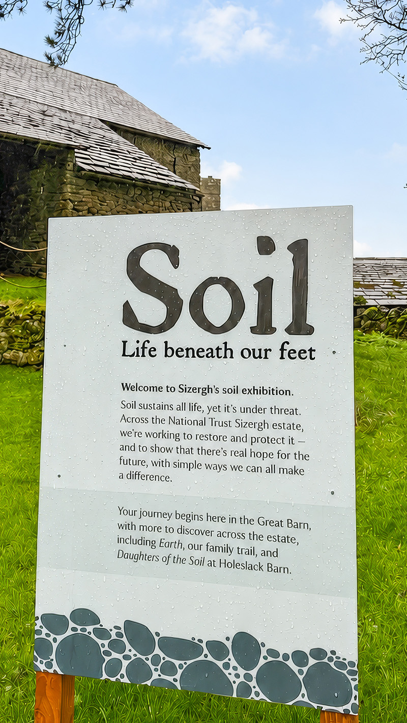 Soil at National Trust Sizergh
