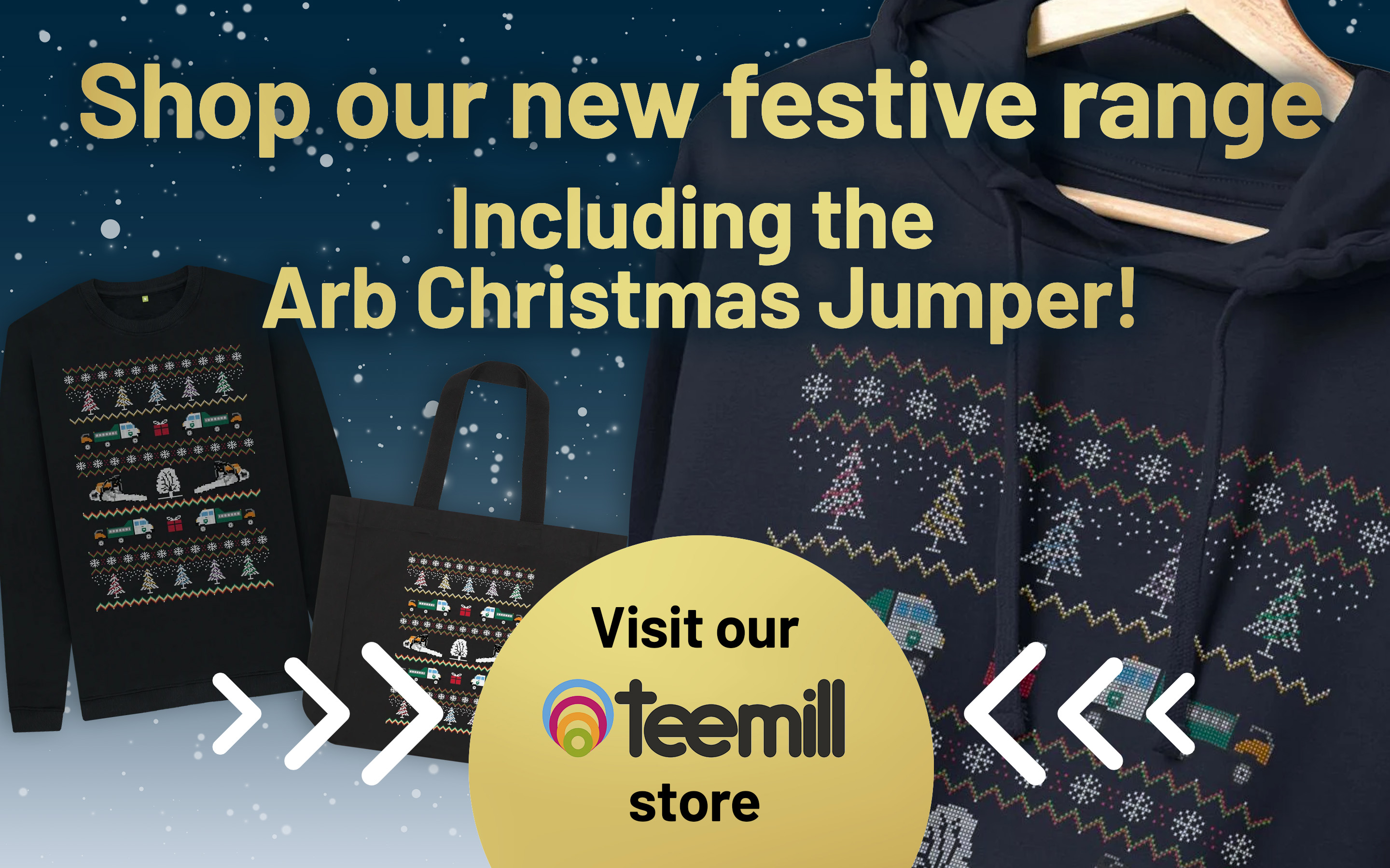 Show your support for tree care – Visit our teemill store