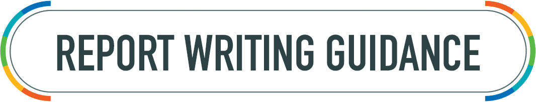 Report Writing Guidance