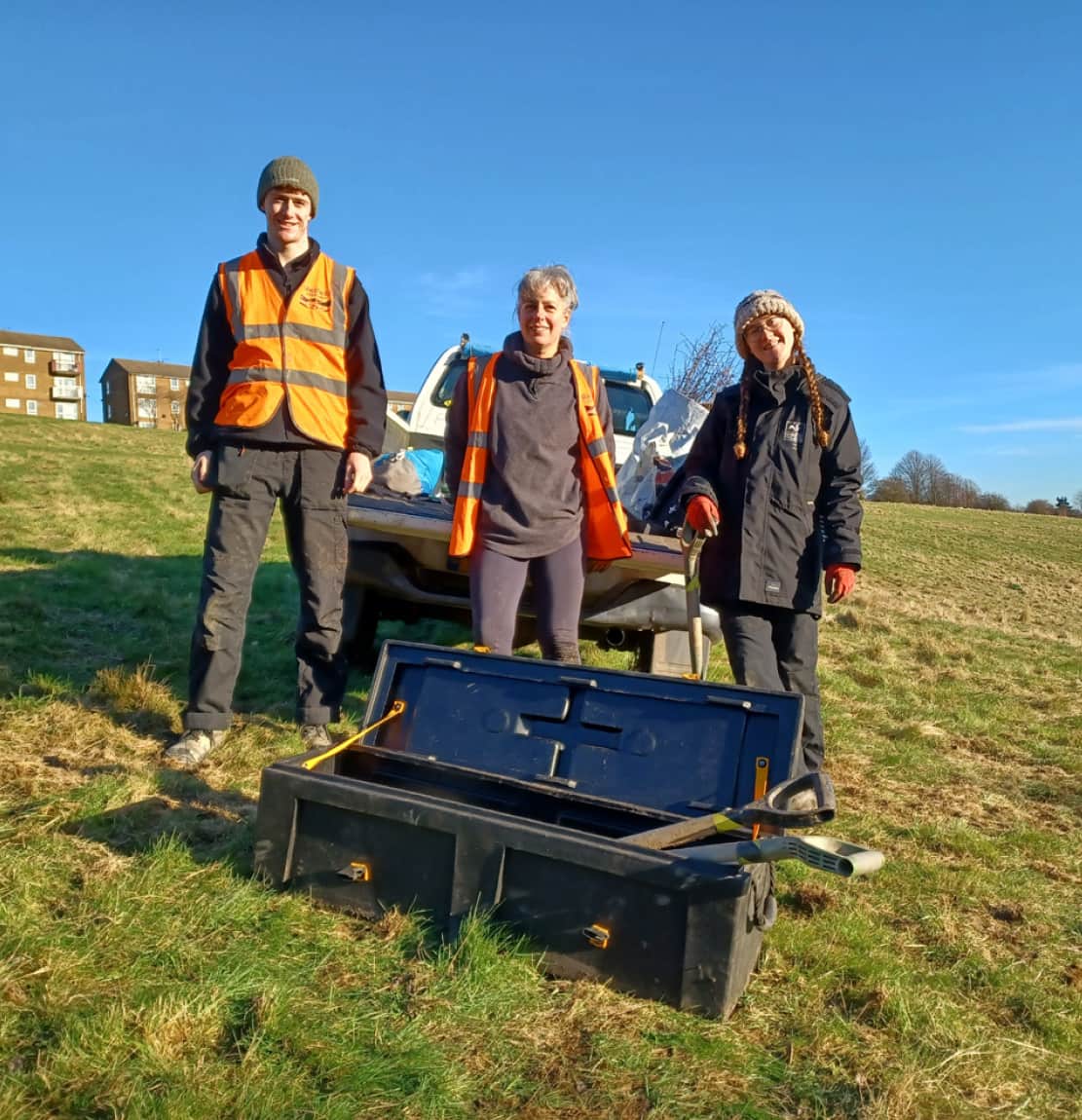 Left to right: Joe Thomas, Stella Bolam and Jess Eaton-Fearne.