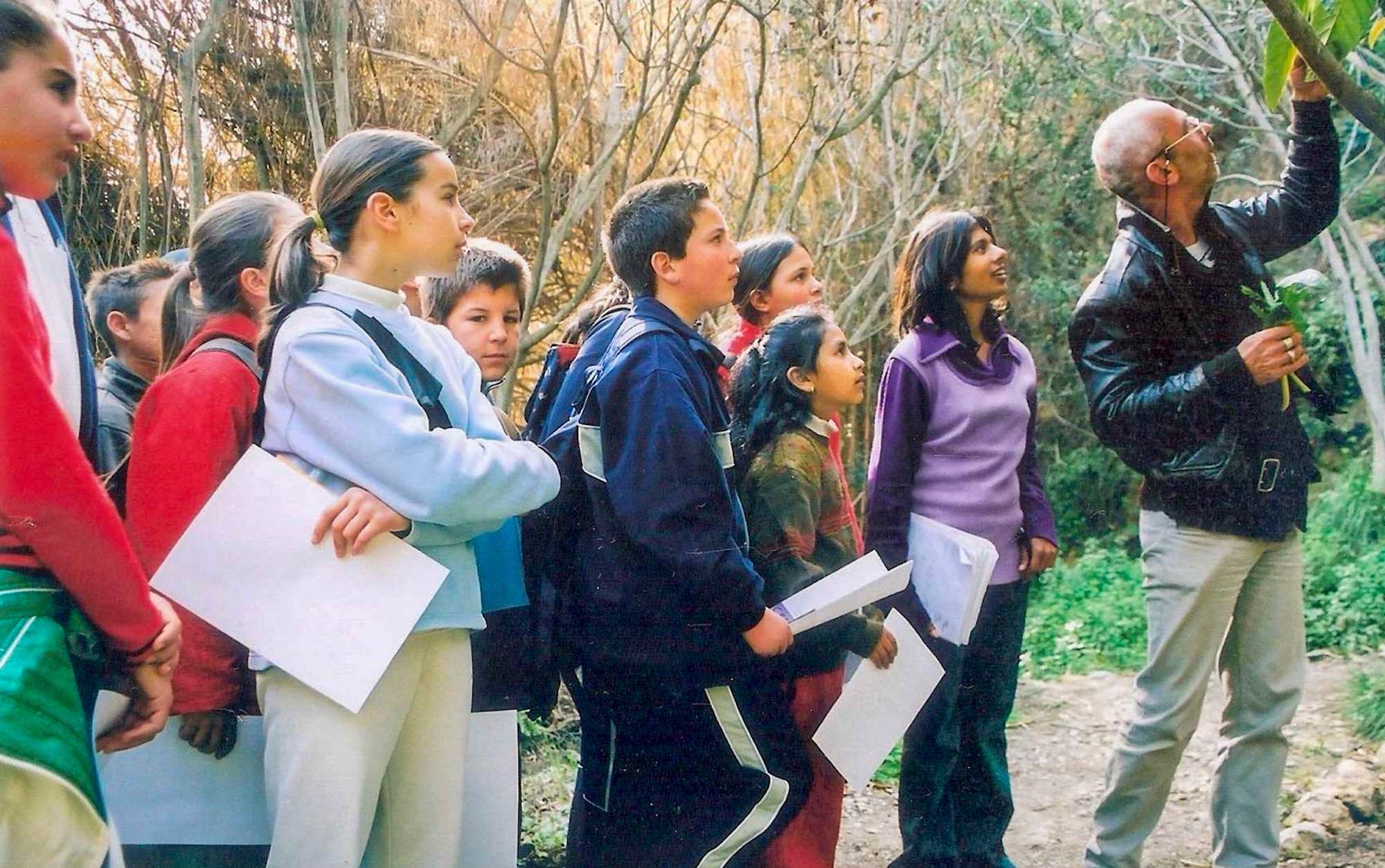 Dave Lofthouse with his wheelbarrow