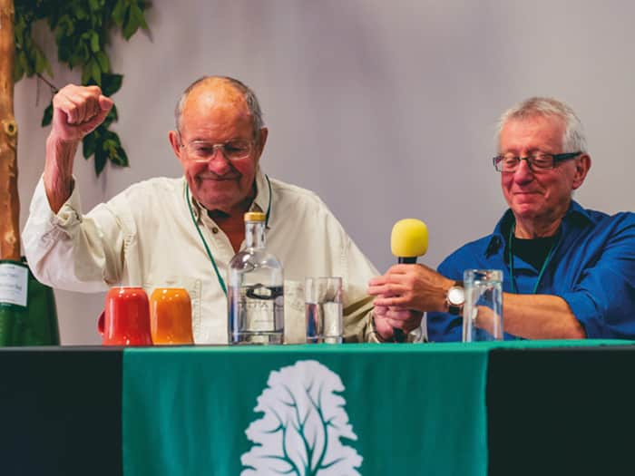 Ted Green and Neville Fay at the What is a Tree? conference