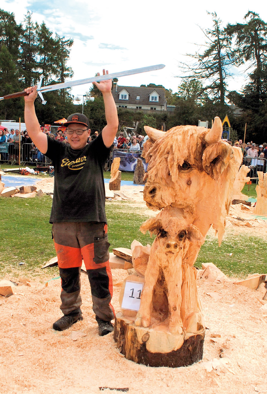 Carve Carrbridge winner Lkhagvadorj Dorjsuren.