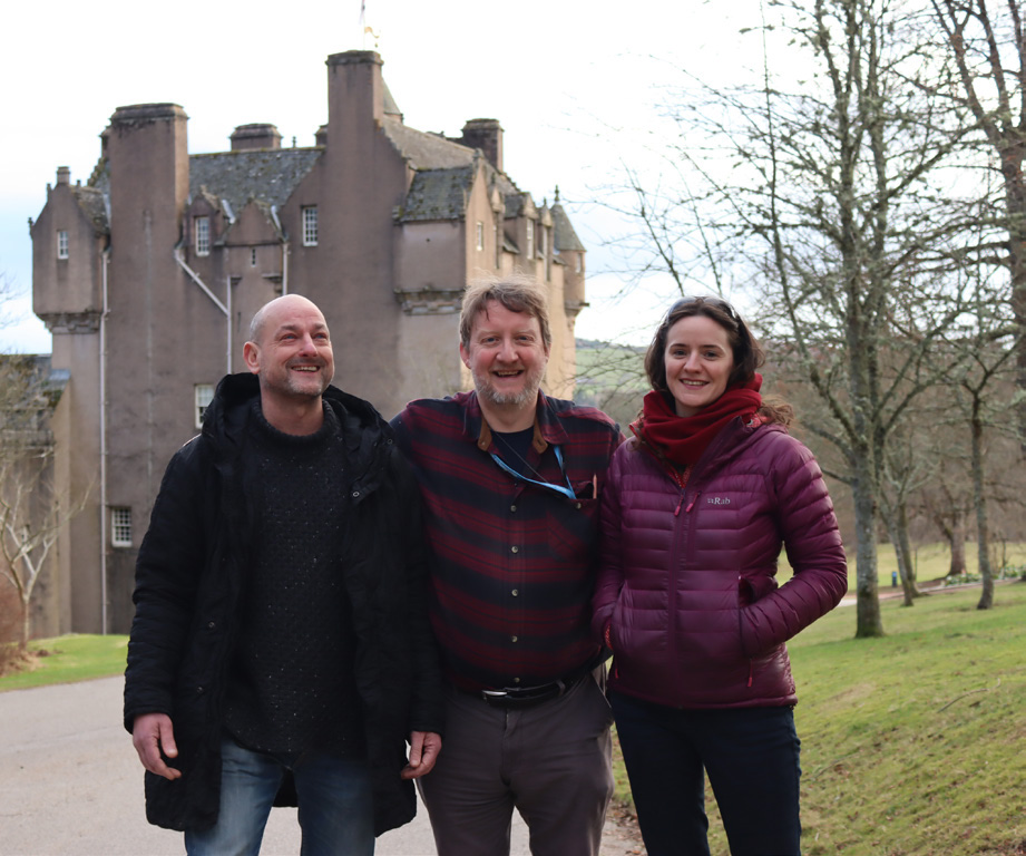 Left to right: Vice Chair Mike Charkow, Chair Simon Stuart, Secretary Ruthe Davies.