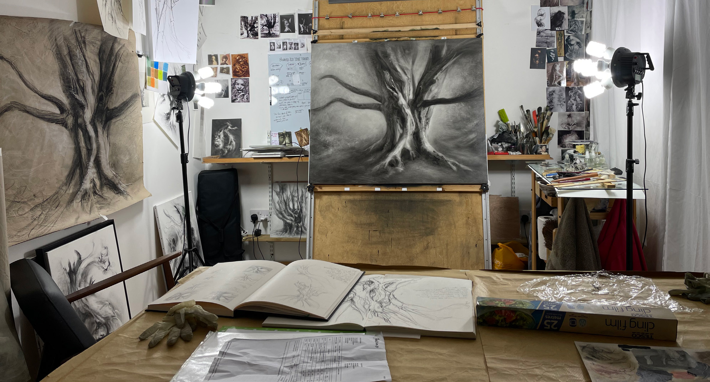 Tansy Lee Moir’s studio.