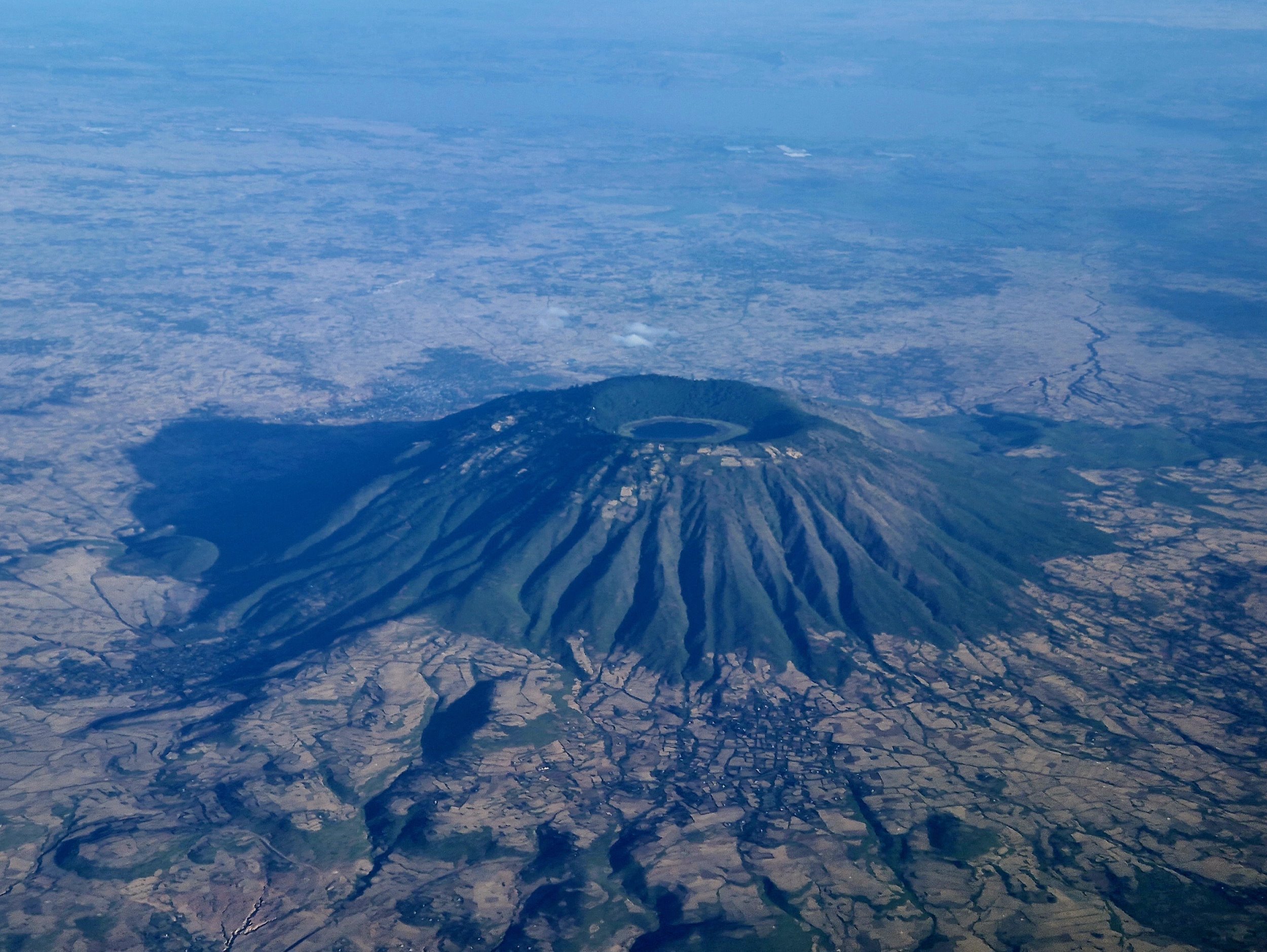 Window seat view of Ethopia