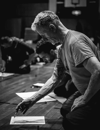 Noddy Knott at Wooden Hand Workshop, Mie, Japan, 2023. (www.thewoodenhand.com)