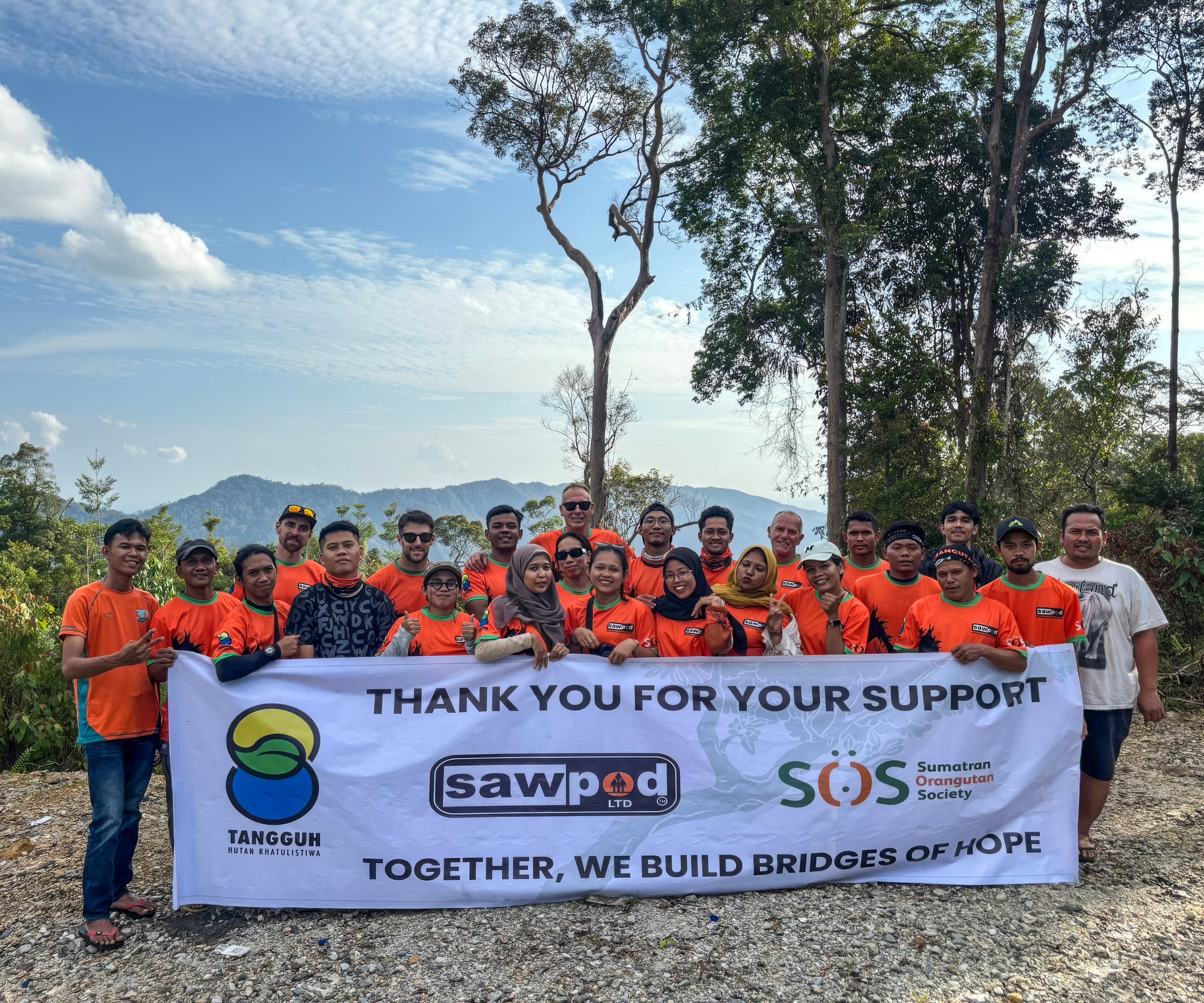 The TaHuKah team with Tony Darbyshire, Andy Pinder, Marcus Nicholson and Geoff Pugsley.