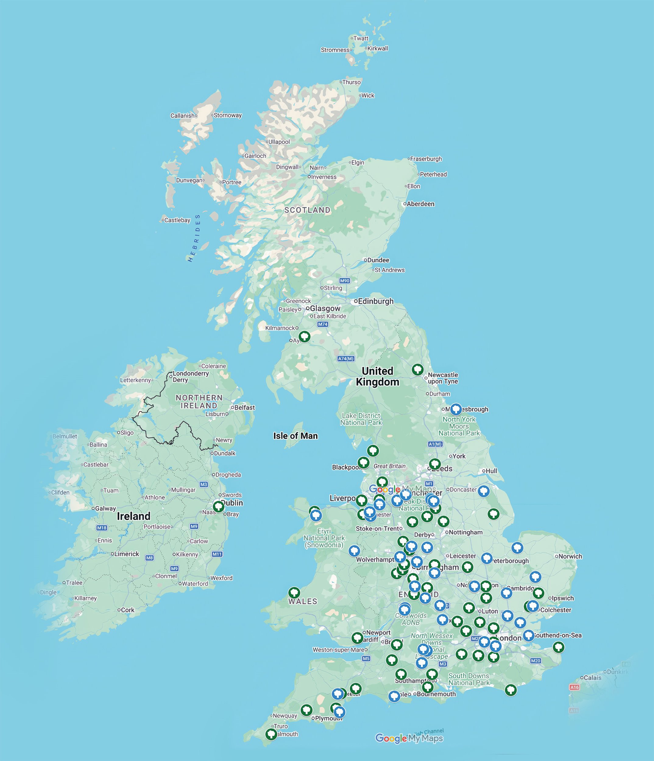 Current distribution of all Arb Ambassadors