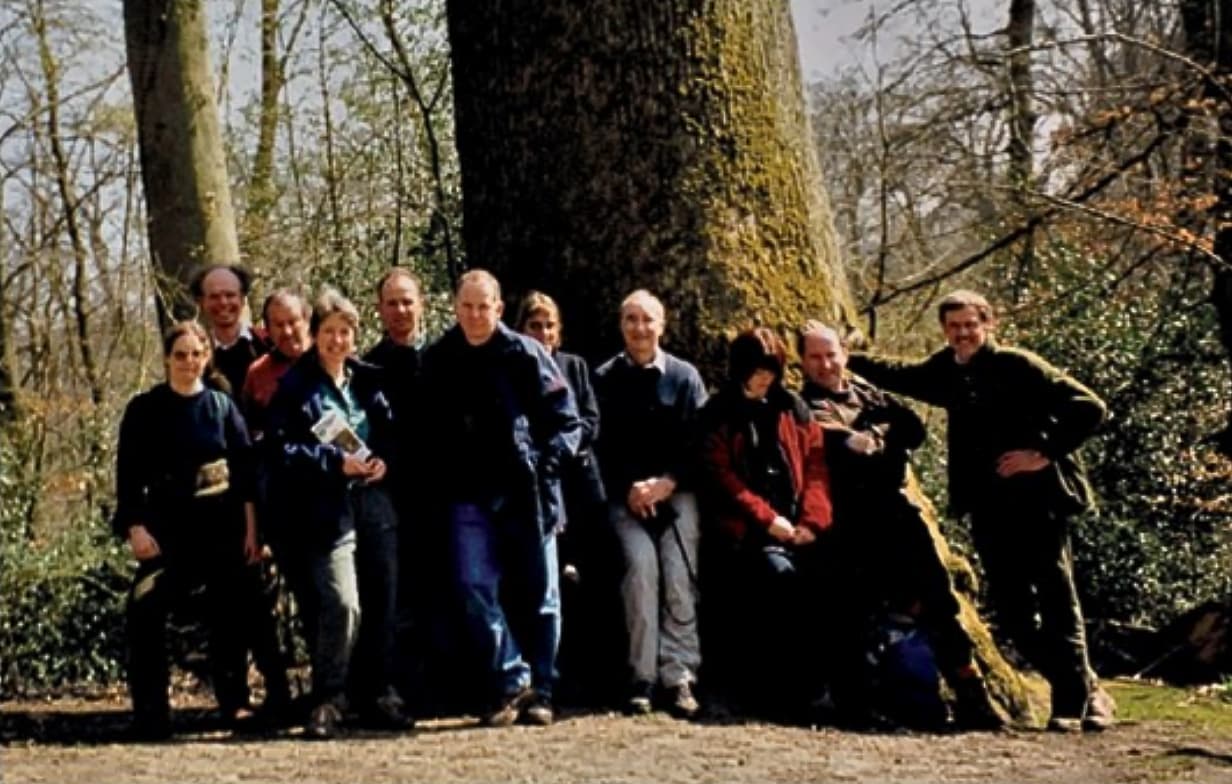 Mike Townsend on a visit to Le Chêne de l’Entente in Compiègne