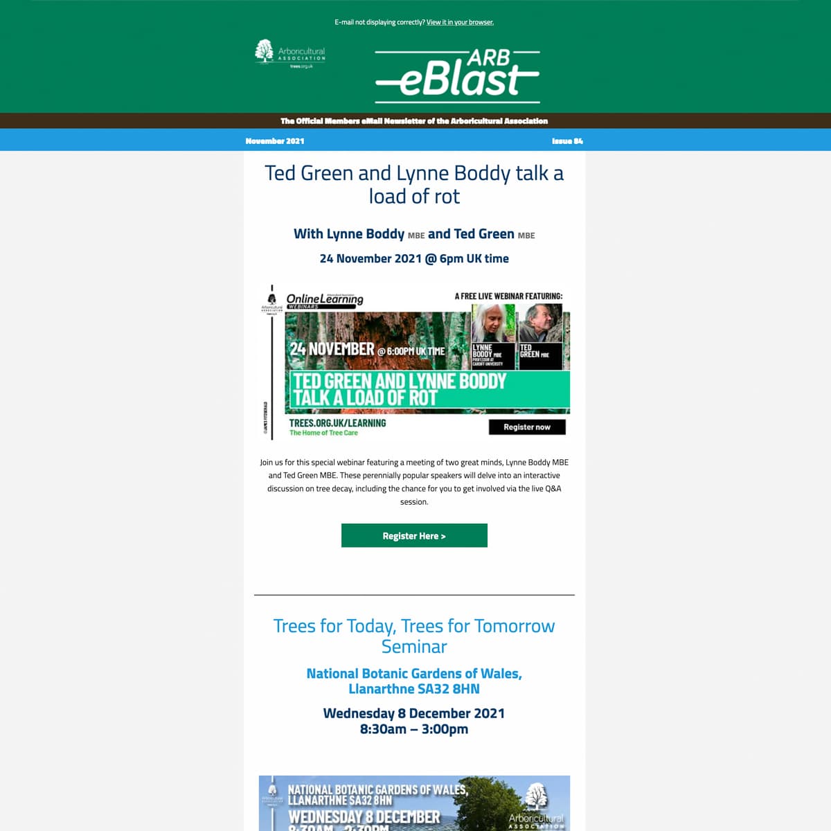 The Arboricultural Association eBlast