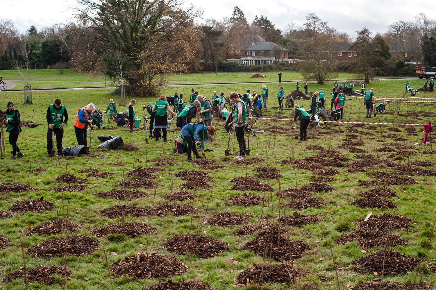 Beckenham Palace Park Tree Planting Day 2018 ©Luca Radek