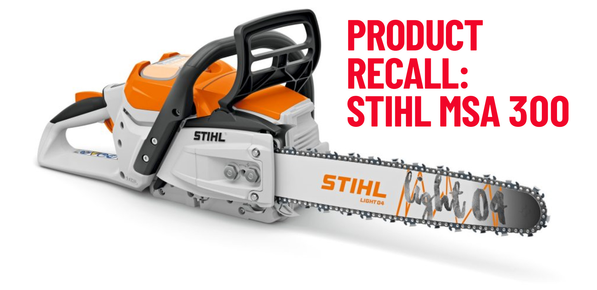 STIHL MSA 300 Cordless Chainsaw