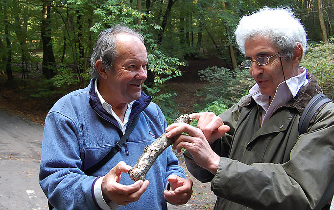 Ted Green and Dr David Lonsdale (Photo: Rob McBride)