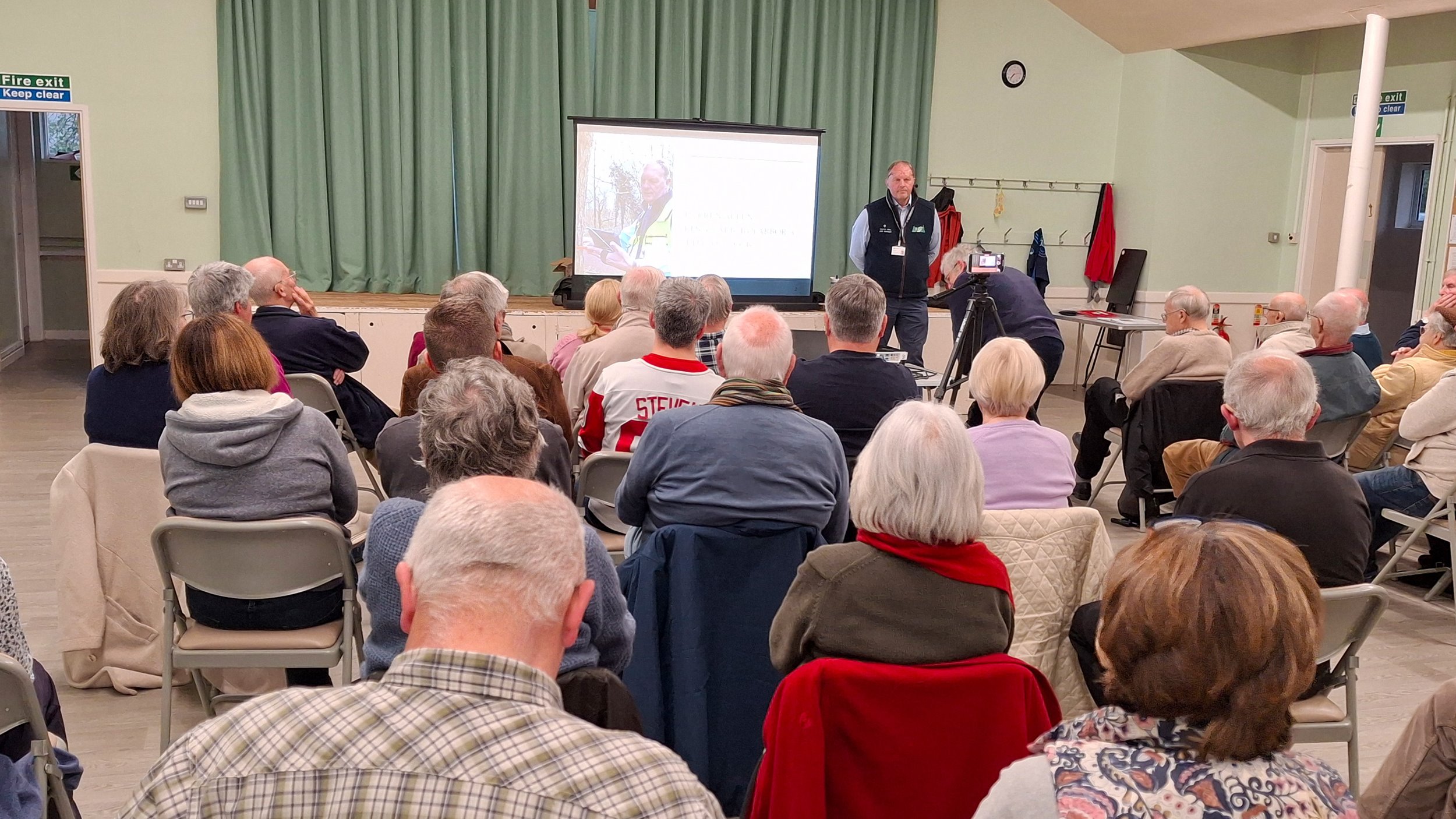Darren presenting at Wombourne Historical and Scientific Society