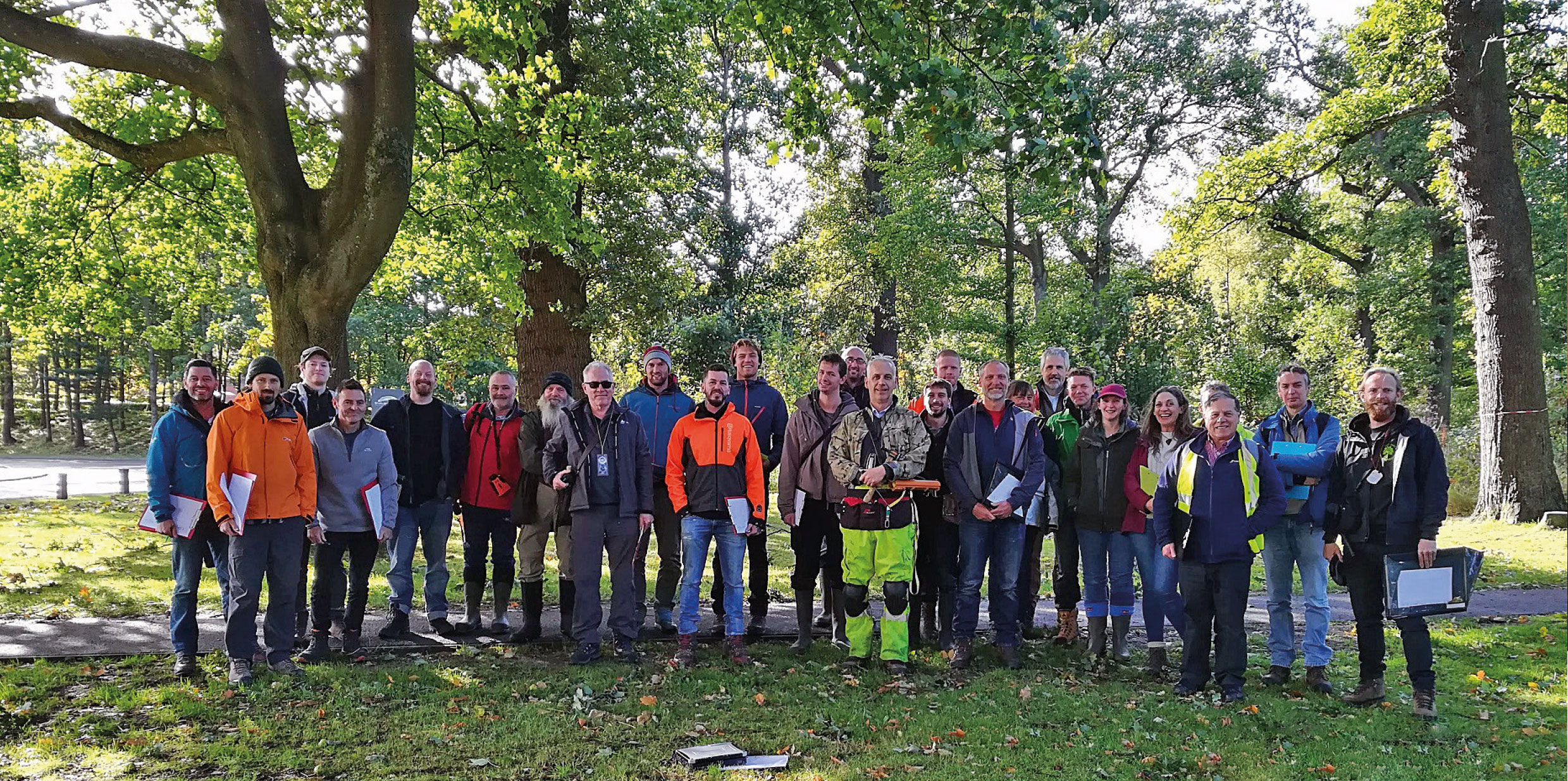Delegates in Stirling for Scottish Branch’s Hazard Tree Inspection course.
