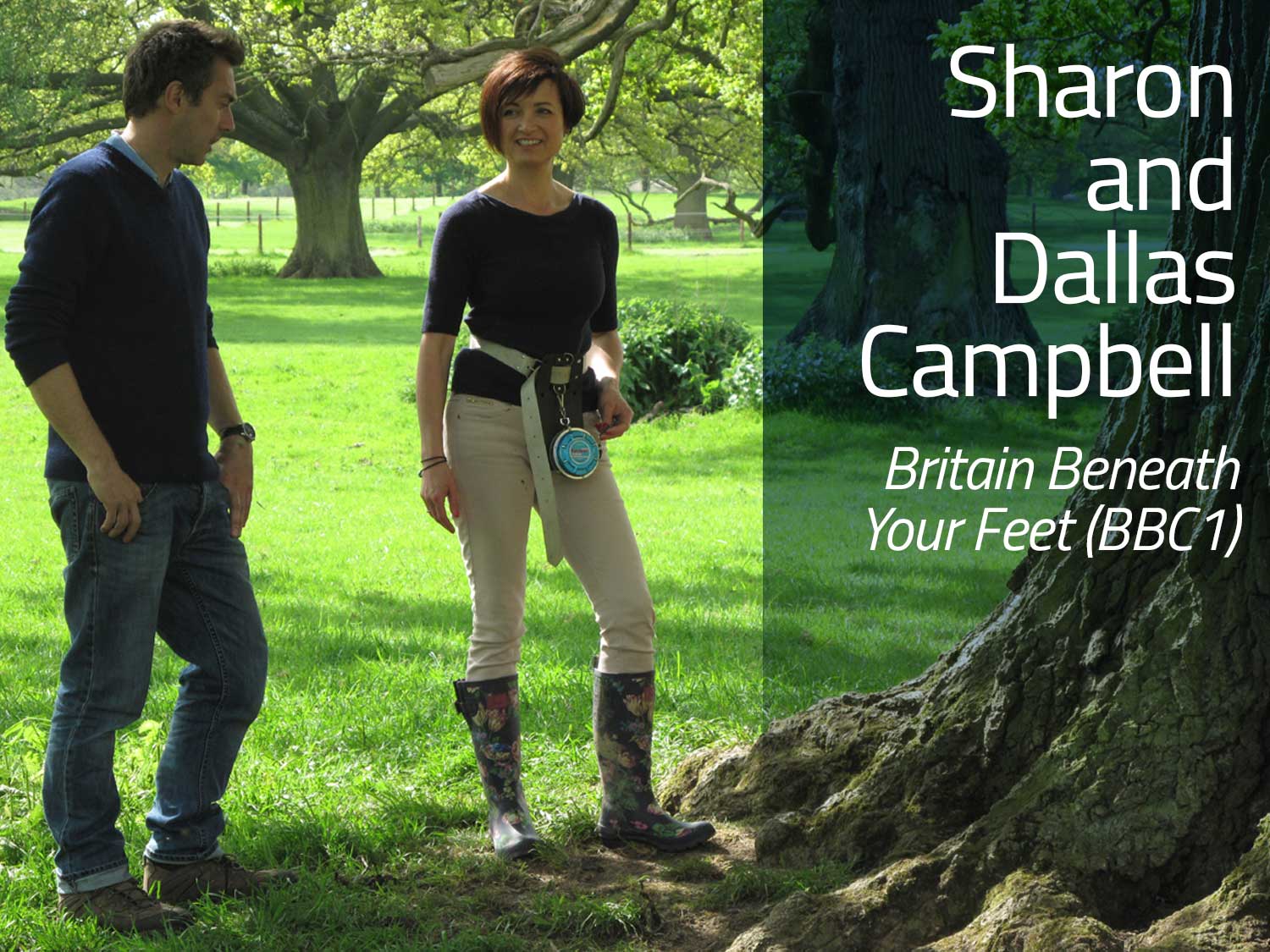 Sharon and Dallas Campbell on Britain Beneath Your Feet (BBC1) Sharon and Dallas Campbell on Britain Beneath Your Feet (BBC1)
