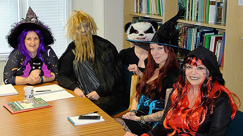 AA Head Office staff getting into the spirit of Halloween