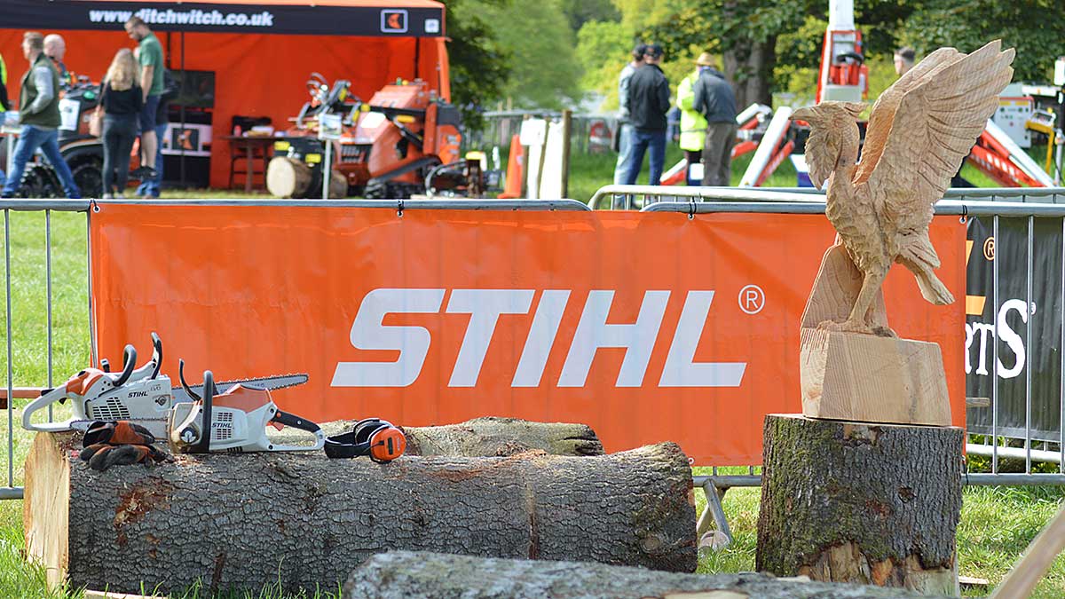 Another fantastic carving by Simon O'Rourke at the STIHL Arena Another fantastic carving by Simon O'Rourke at the STIHL Arena